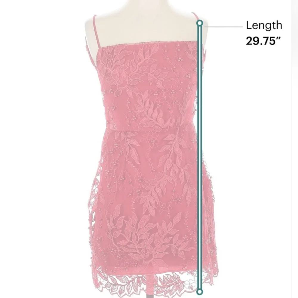 Lucy in the Sky Strapless Red Dress - Picture 4 of 6